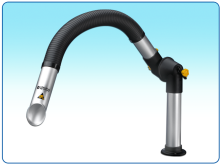 anti-static desktop suction arm for smoke and particle removal in locations with explosion and fire catching  risks